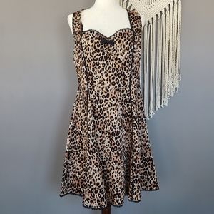 Sourpuss | Leopard Print Pin Up Dress XXL NWT